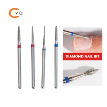 Professional nail polish grinding tool E File 3/32'' 2.35mm Barrel manicure foot diamond manicure nail drill bit